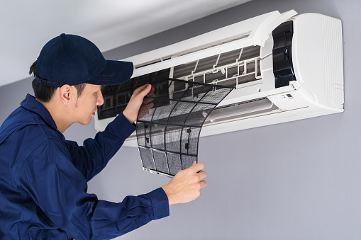 Air purification and filtration system installation